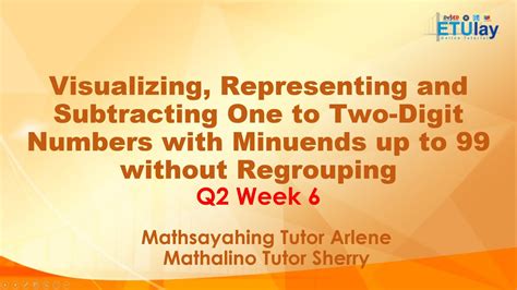 Quarter 1 Module 6 Visualizing and Giving the Place Value of .